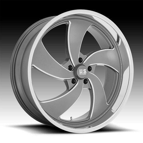 US Mags Desperado 5 U133 Anthracite Milled Custom Wheels 1